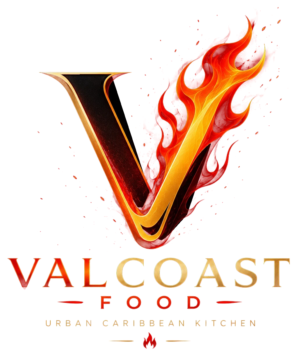 Logo de Valcoast Food, Urban Caribbean Kitchen